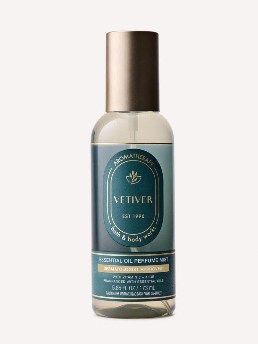 Bath & Body Works Vetiver Essential Oil Spray Mist calming forest scent 5.85floz